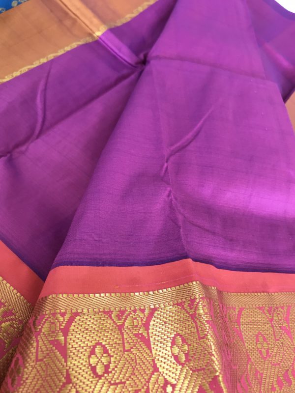 Multi Color Check Pattern Pavadai Material - Image 3