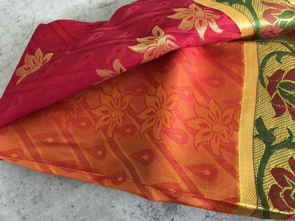 Red Pavadai Material (Up to 3 Yrs Old) - Image 2