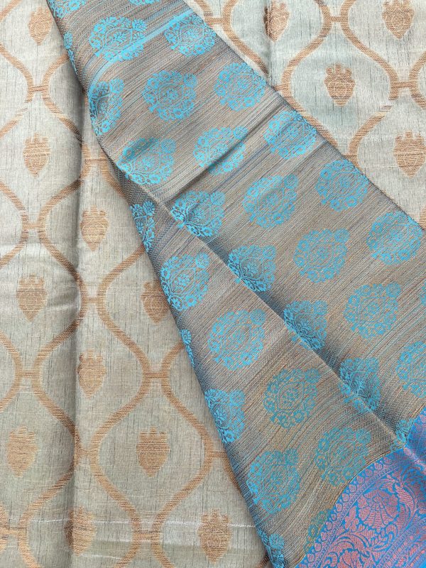 Kora Silk Cotton Saree - Image 3