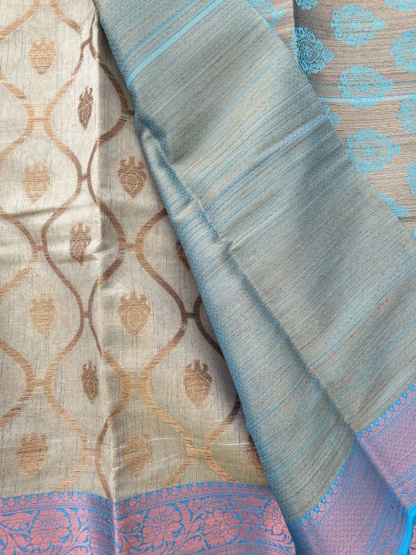 Kora Silk Cotton Saree - Image 4