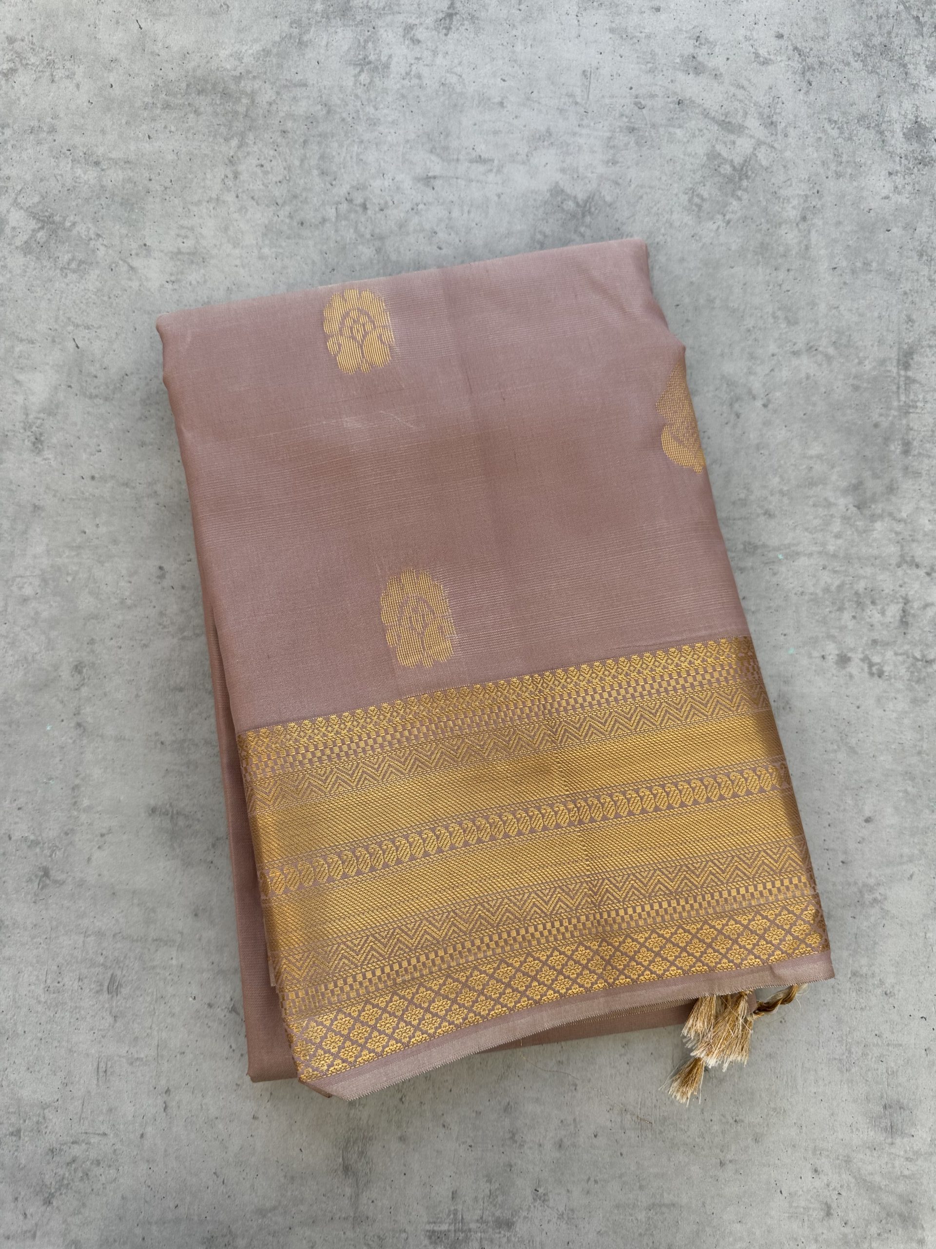 Pastel Soft Silk Saree with Zari Border
