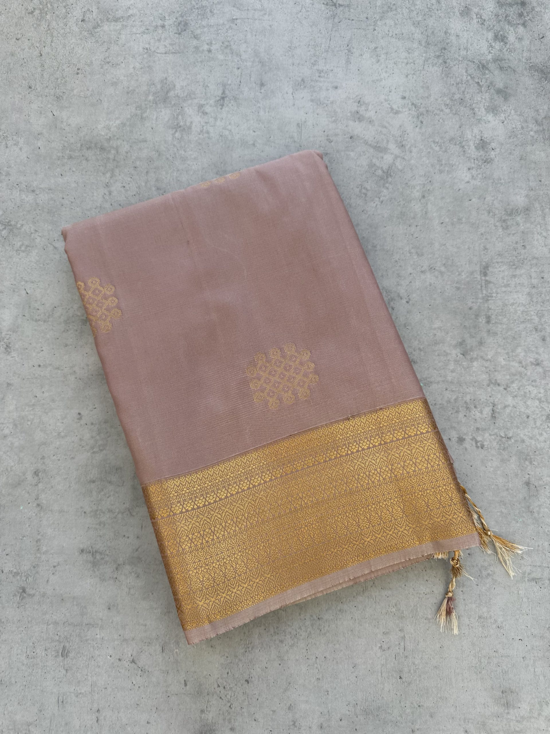 Pastel Soft Silk Saree with Zari Border