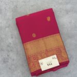 Pink Pure Kanchipuram Silk Saree with Zari Border